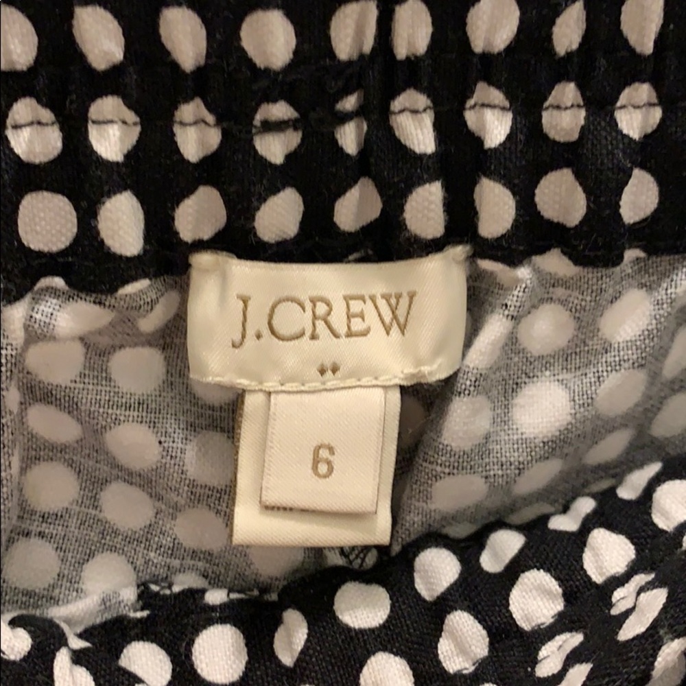J. Crew Factory black and white 4" pull on shorts - Picture 2 of 5